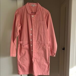 Alex Mill shorts romper jumper. Pink sz Medium
